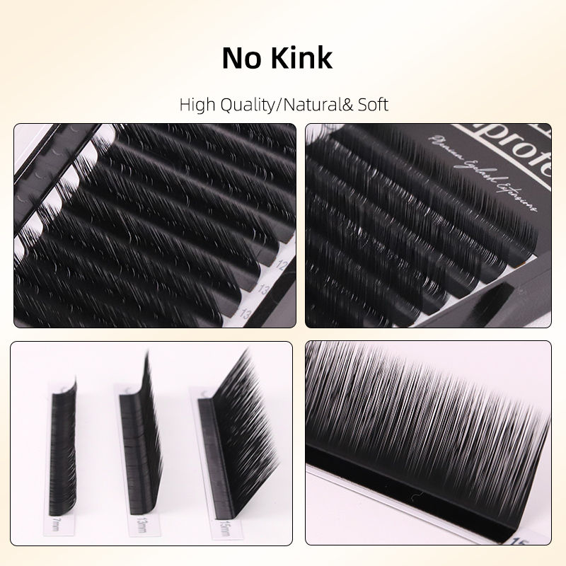 Thumbnail: Lashprofessor Soft Natural Volume Cashmere Matte Black Lashes B/L/M Curl