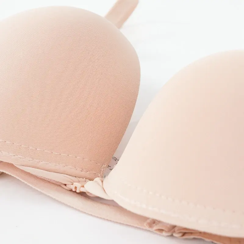 Thumbnail: Women’s Lace Front Closure Push-Up Bra Seamless Underwire