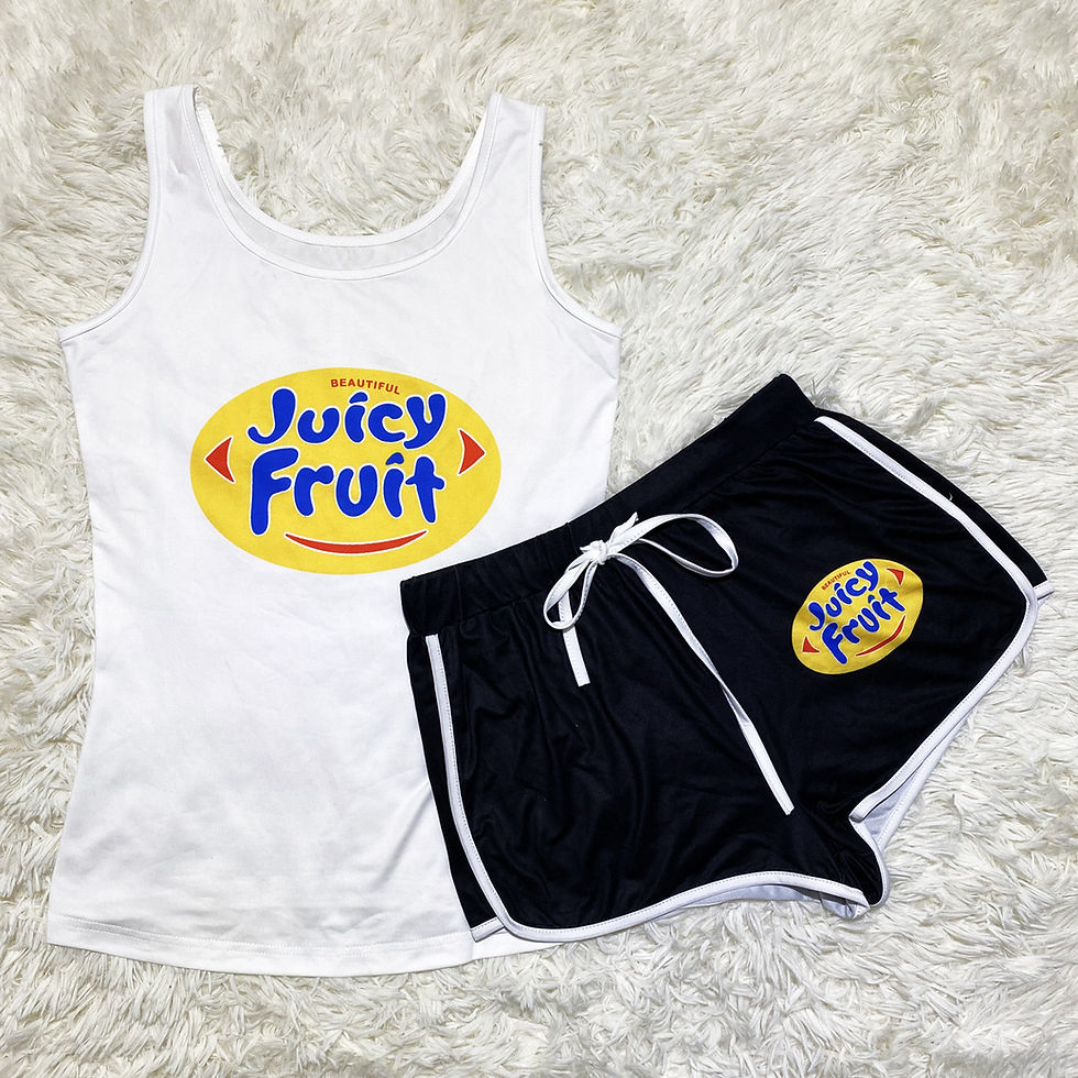 Thumbnail: Women Snack Shorts Two Piece Pants Set Casual Summer Outfit