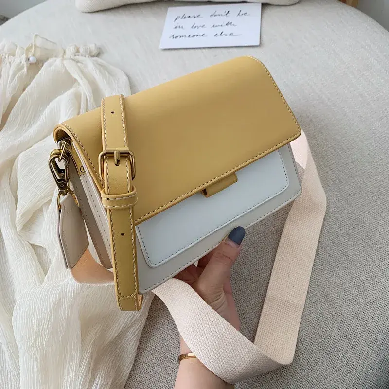 Thumbnail: Leather Crossbody Travel Handbag for Women