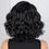 Thumbnail: Short Curly Bob Wig – 13x1 C Part Lace Front Human Hair