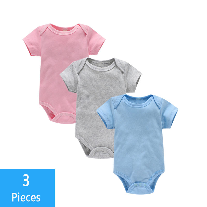 Thumbnail: 3PCS/Lot Baby Summer Clothes – Short Sleeve Cotton Outfits for Boys & Girls
