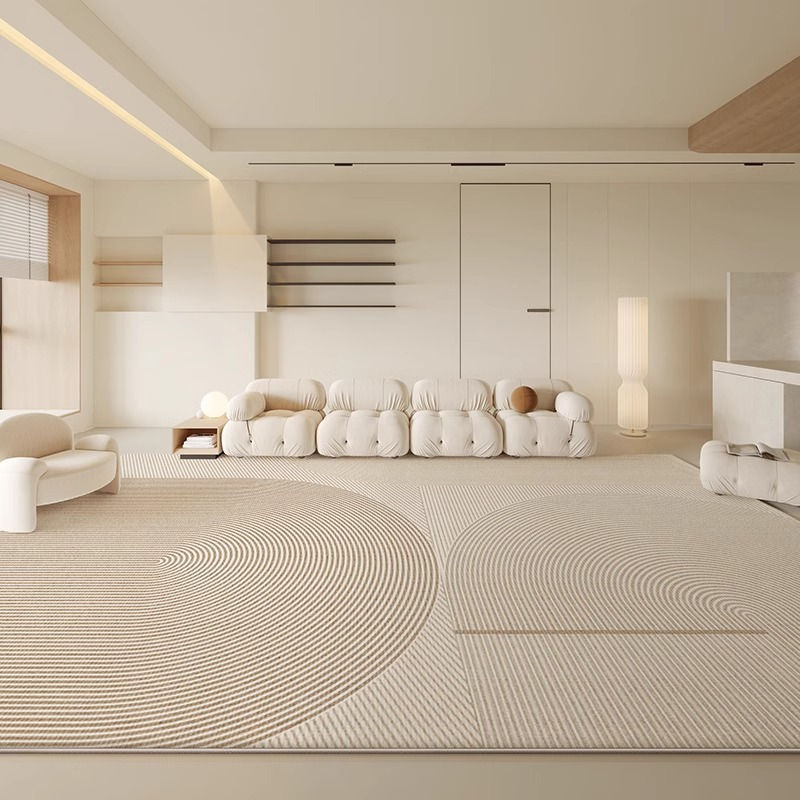 Thumbnail: Large Area Fluffy Nordic-Style Carpet for Living Room and Bedroom