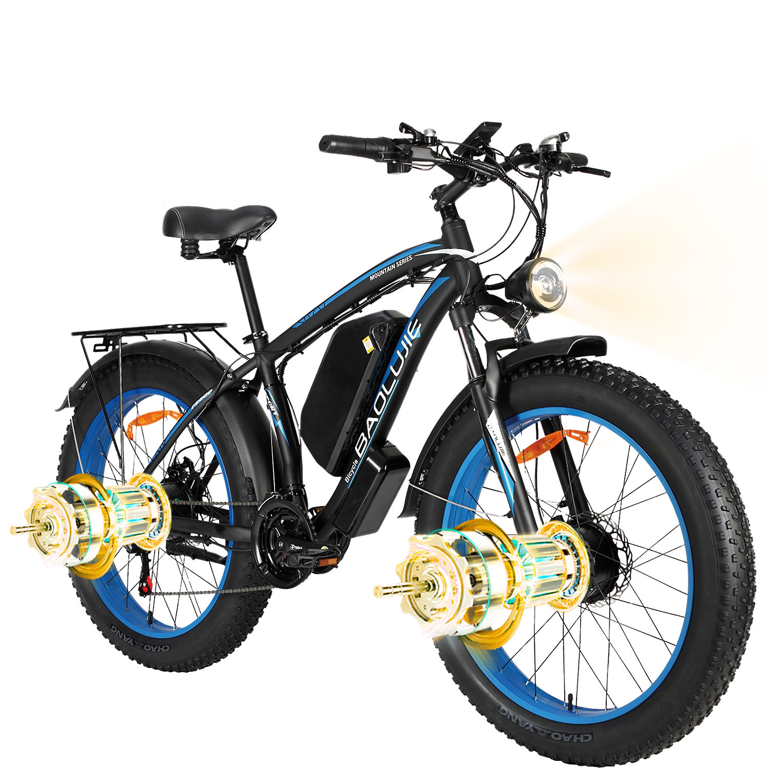 High Speed 26” Electric Commuter Bike Hydraulic Brakes Long Range Ride