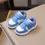 Thumbnail: Kids Low Top Sneakers Soft Sole Color Block Comfortable Sports Shoes