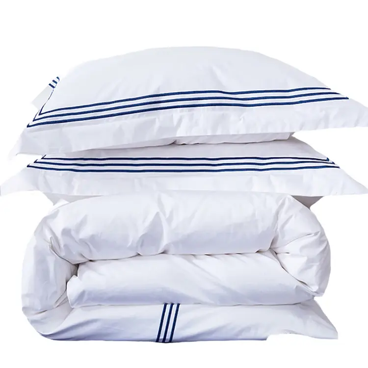 Luxury Cotton Hotel Bedding Set Factory Wholesale Bed Sheet Set