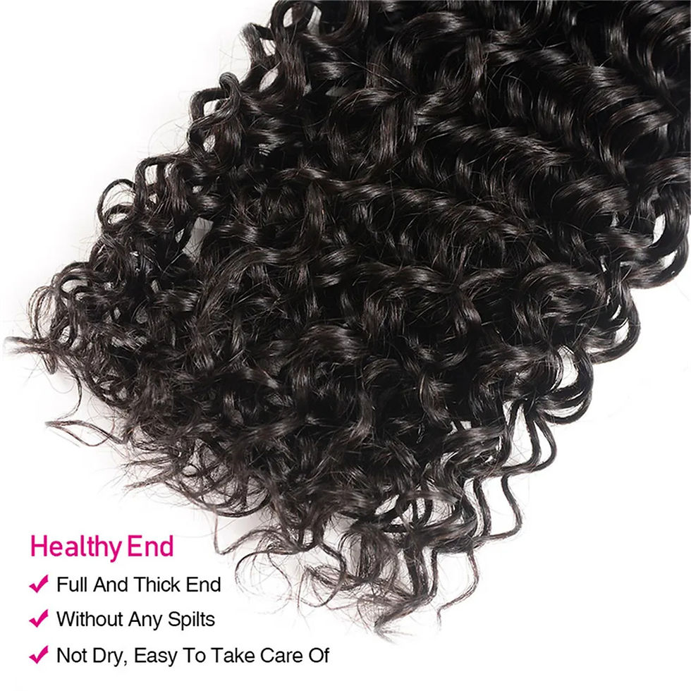 Thumbnail: Unice Curly Brazilian Human Hair Bundles – Natural Color