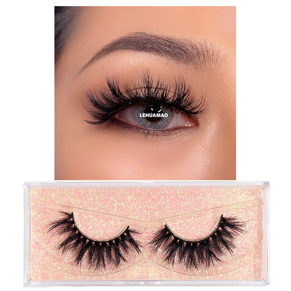 Thumbnail: Makeup 3D Mink Fluffy Soft Wispy False Eyelashes Reusable