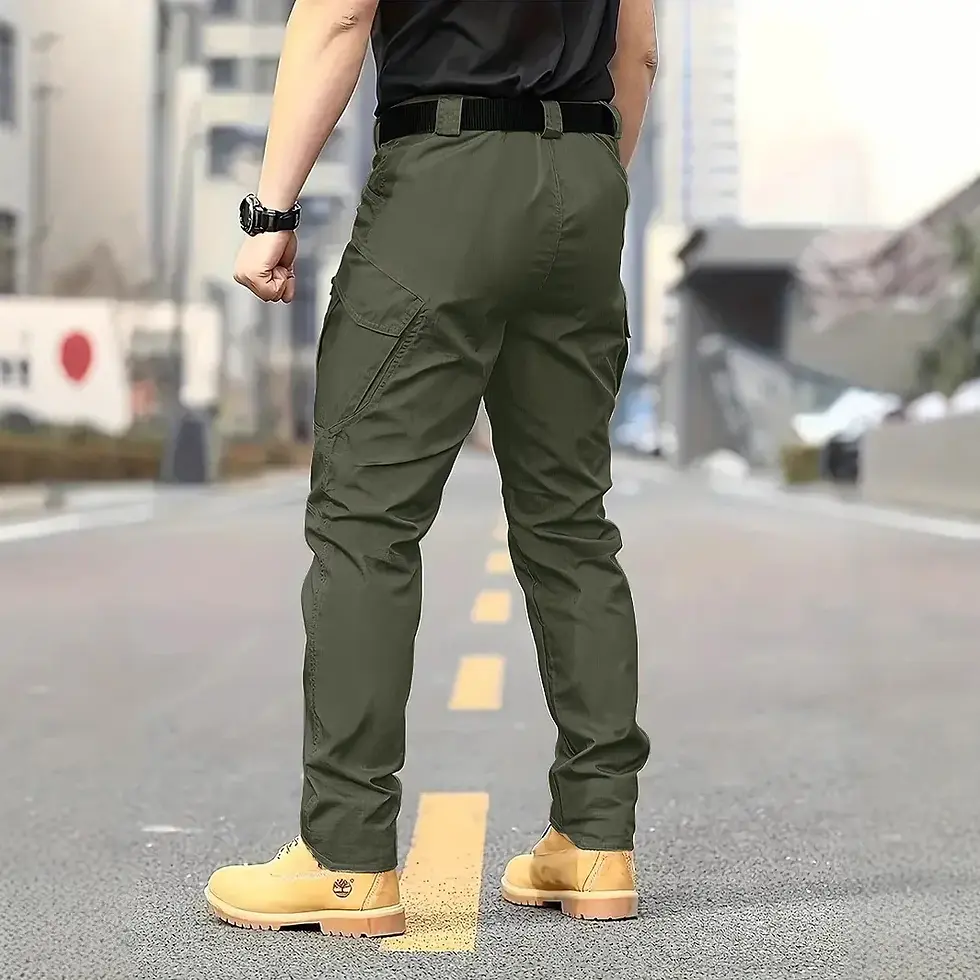 Thumbnail: Men’s Tactical Workwear Pants – Straight Leg, Casual Fit, Spring/Summer Style