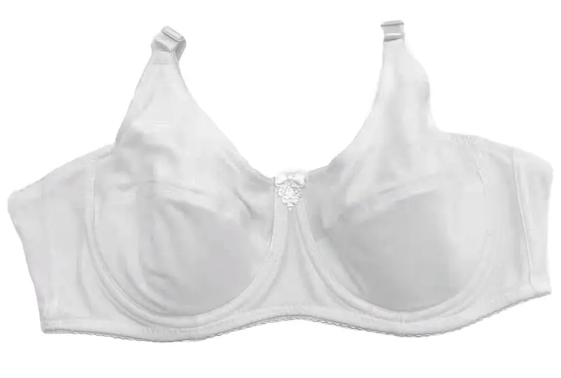 Thumbnail: Deep V Push Up Cotton Bralette Full Coverage Minimizer Adjustable Strap Bra