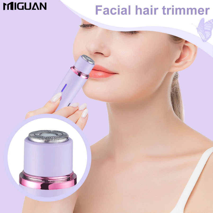 Thumbnail: MIGUAN 2-in-1 Women’s Hair Trimmer & Electric Shaver – USB Rechargeable