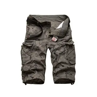 Thumbnail: Men’s Camouflage Cargo Shorts Multi-Pocket Casual Summer Pants