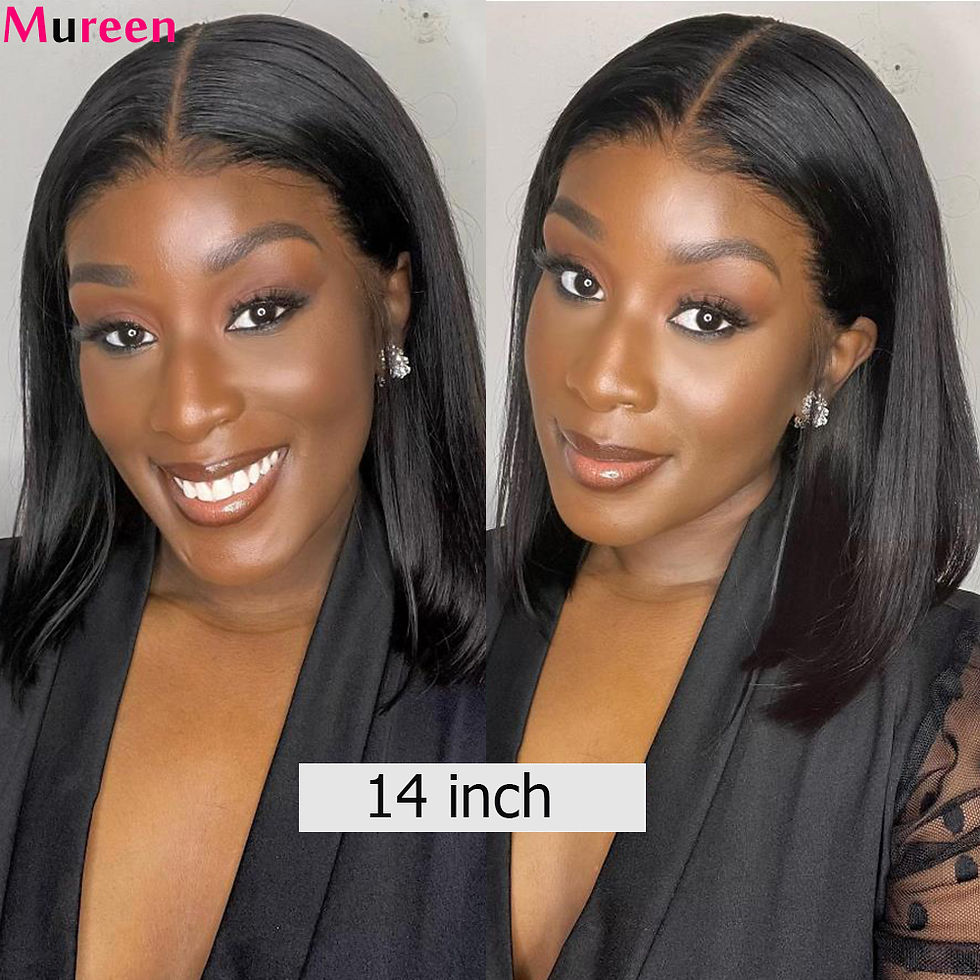 Thumbnail: 250% Density Straight Bob Wig – Glueless 13x4 HD Lace Brazilian Human Hair