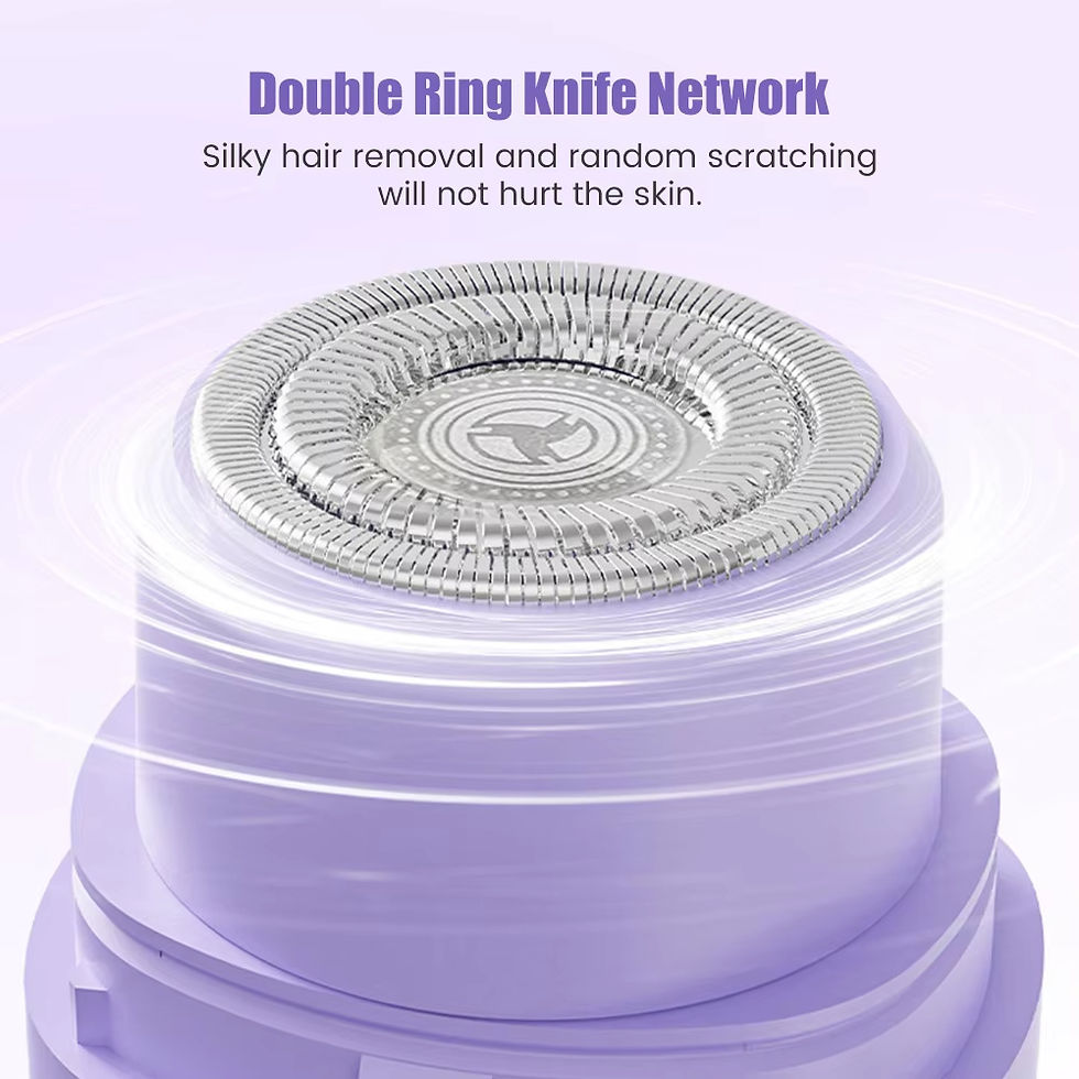 Thumbnail: 2-in-1 Electric Razor for Women, Rechargeable Dual-Head Hair Remover w