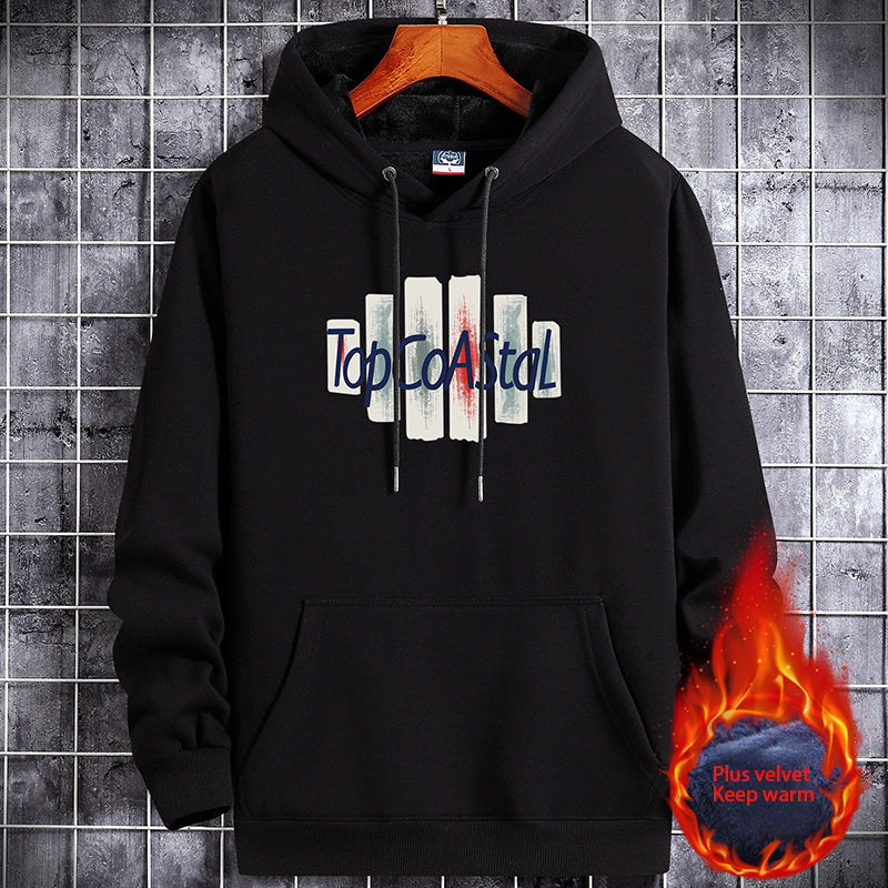 Thumbnail: Heavyweight Oversized Fleece Hoodie Dropped Shoulder Streetwear Pullover
