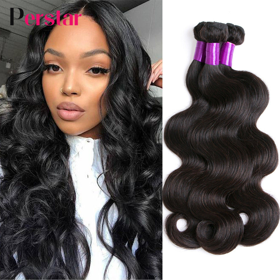 Thumbnail: Brazilian Body Wave Hair Bundles 8–32 Inch Human Hair Weave