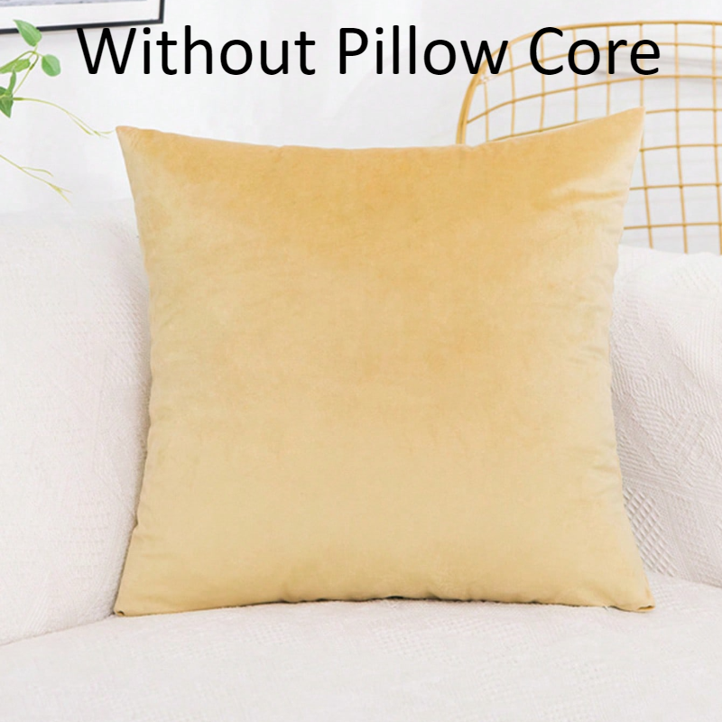 Thumbnail: Velvet Solid Color Pillow Cover Skin-Friendly Cushion Case