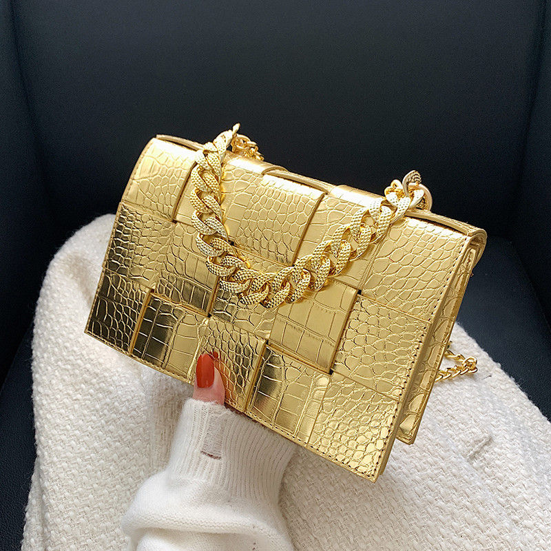 Thumbnail: Female Messenger Bag Small Square Ladies Clutch Leather Purse