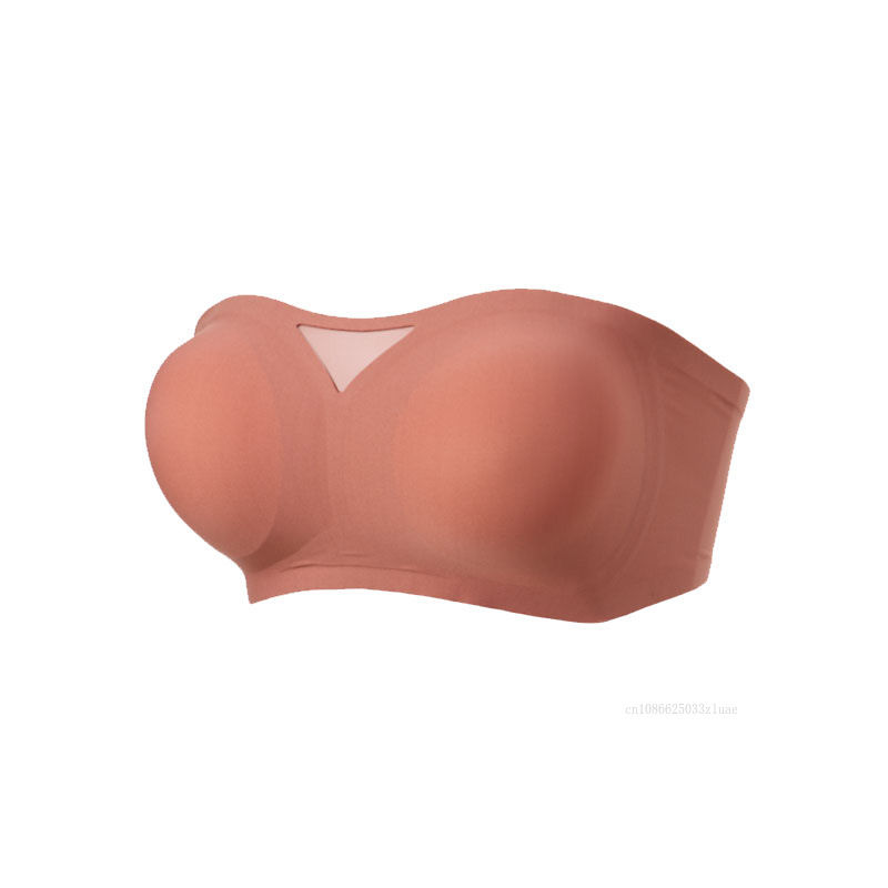 Thumbnail: Non-Slip Strapless Underwear Bra Seamless Sport Bras Women Soft Thin Push Up