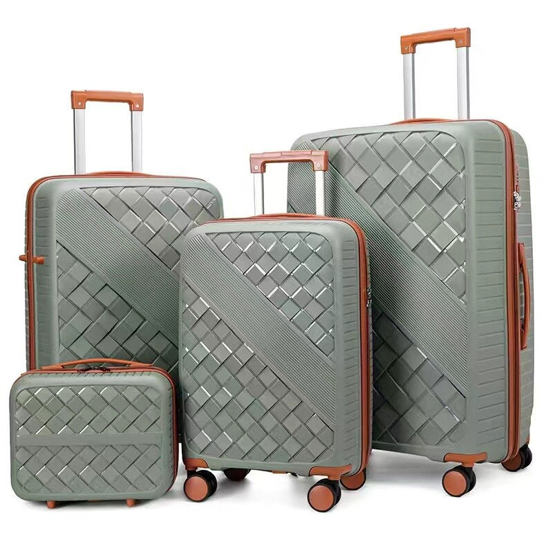 Thumbnail: 4 Piece ABS Spinner Luggage Set with TSA Lock – 28" Travel Suitcases