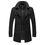Thumbnail: Mens Wool Blend Double Collar Coat for Autumn Winter Fashion