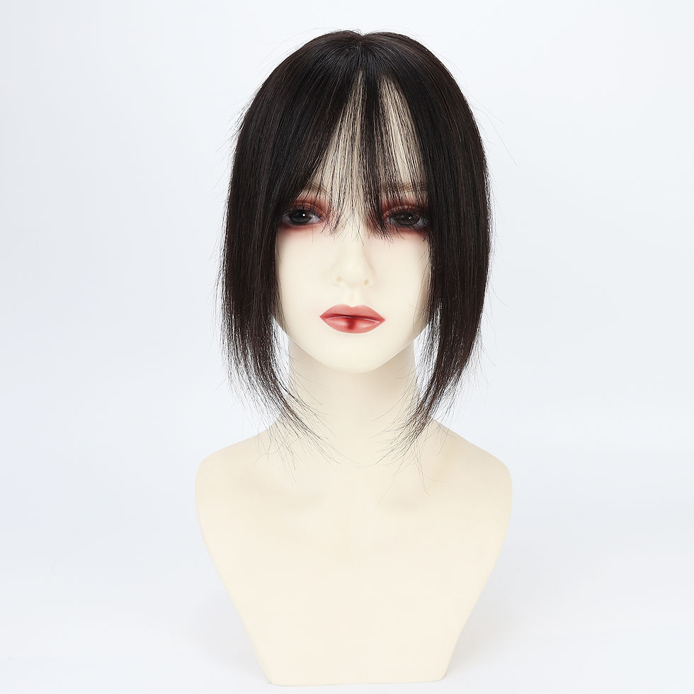Thumbnail: VENUSENT 8x11cm Swiss Lace Hairnet Topper Virgin European Human Hair