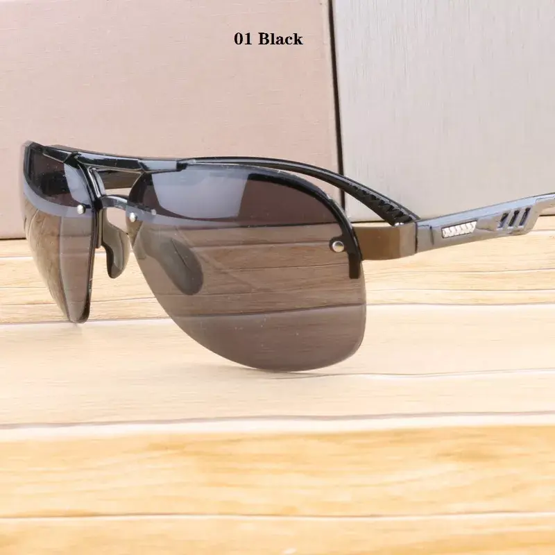 Thumbnail: Gradient Lens Rimless Sunglasses for Men and Women Luxury Driving UV Protection
