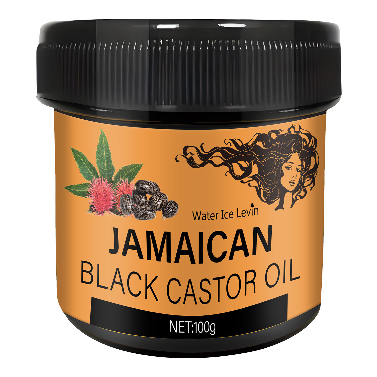 Water Ice Levin Jamaican Black Castor Oil 100g