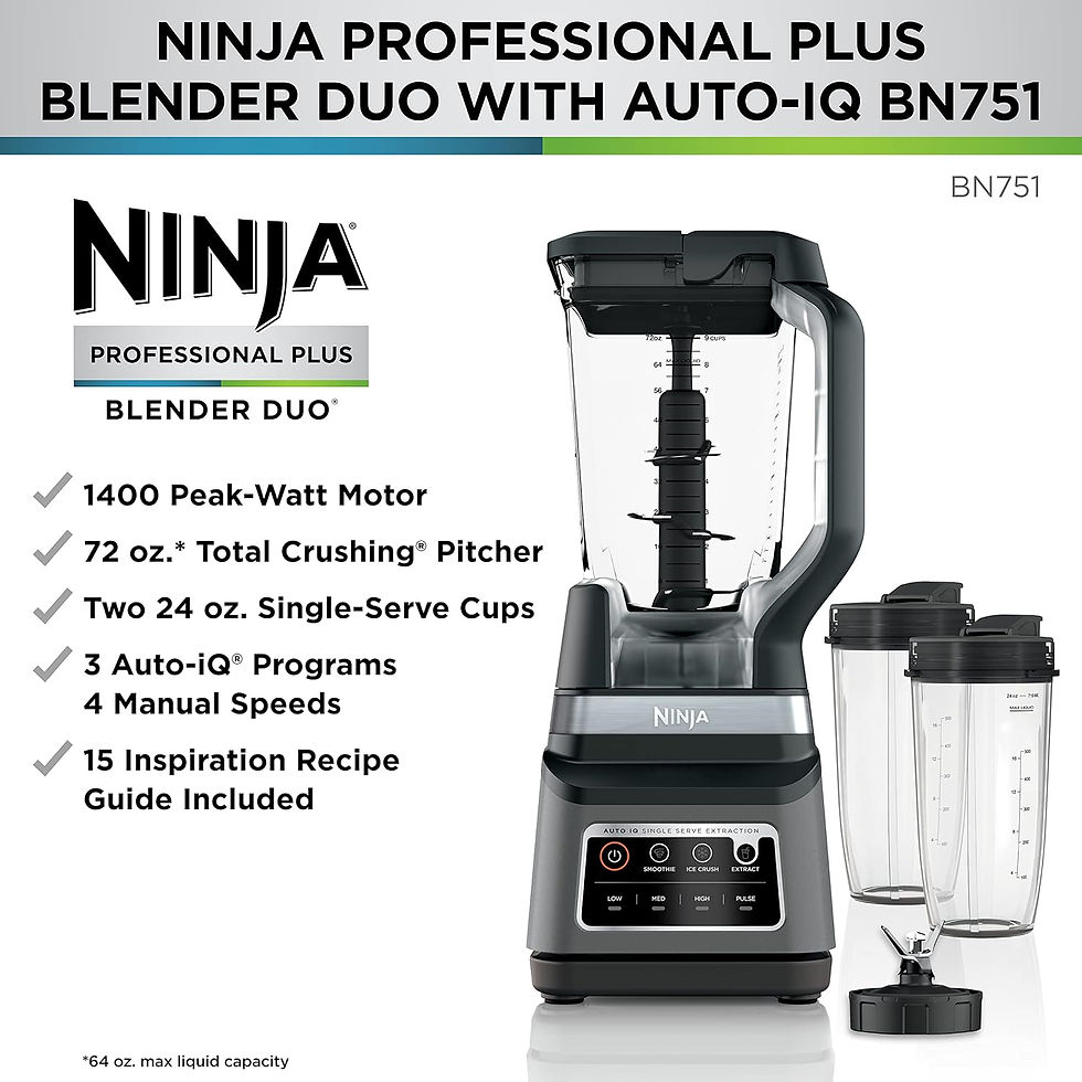 Thumbnail: Professional Plus 1400W High-Performance Blender with Auto-iQ for Smoothies