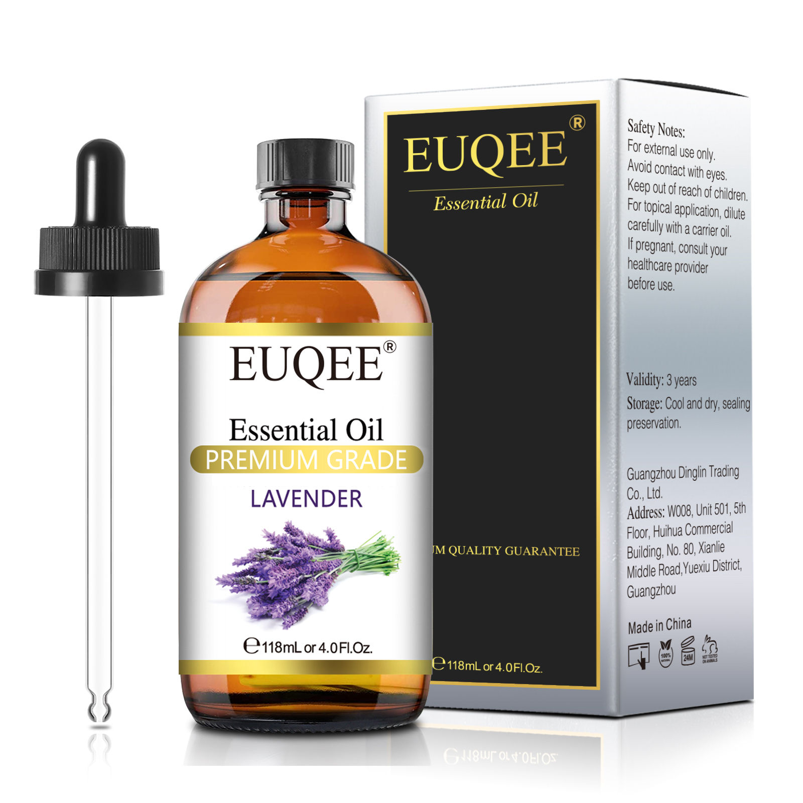 118ml Pure Essential Oil – Lavender, Vanilla, Peppermint, Eucalyptus, Sandalwood
