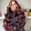 Thumbnail: Ombre Red & Blonde Highlight Wig – 5x5 Lace Front, Body Wave, Glueless Brazilian
