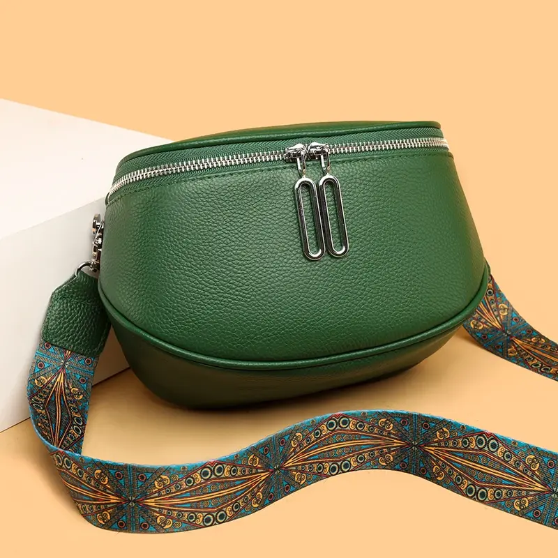 Thumbnail: Genuine Leather Women's Bag High Quality Cowhide Handbag