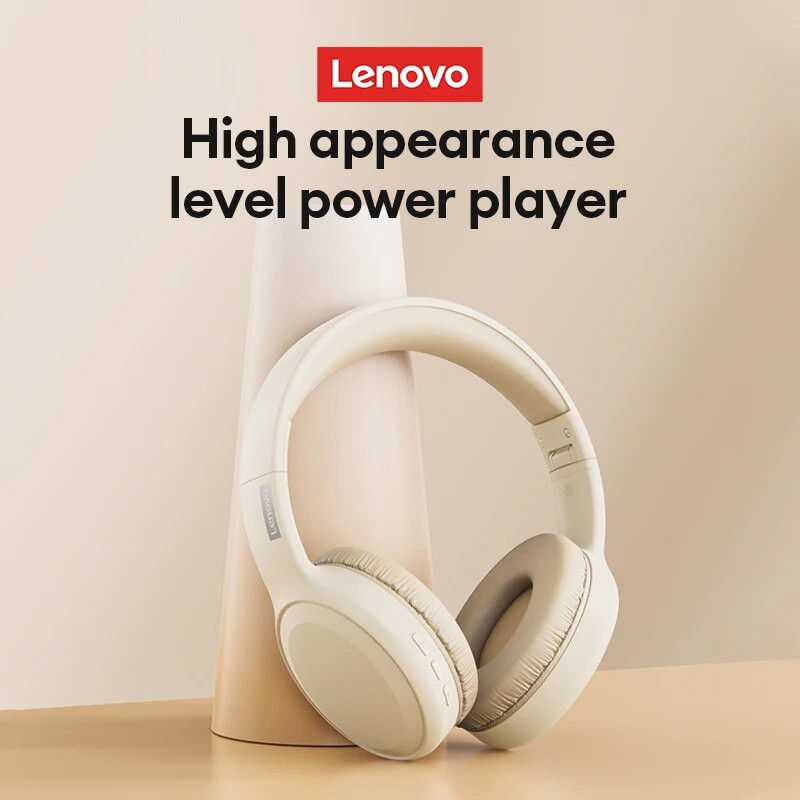Thumbnail: Lenovo TH30 Foldable Wireless Bluetooth 5.3 Gaming Headphones with Mic