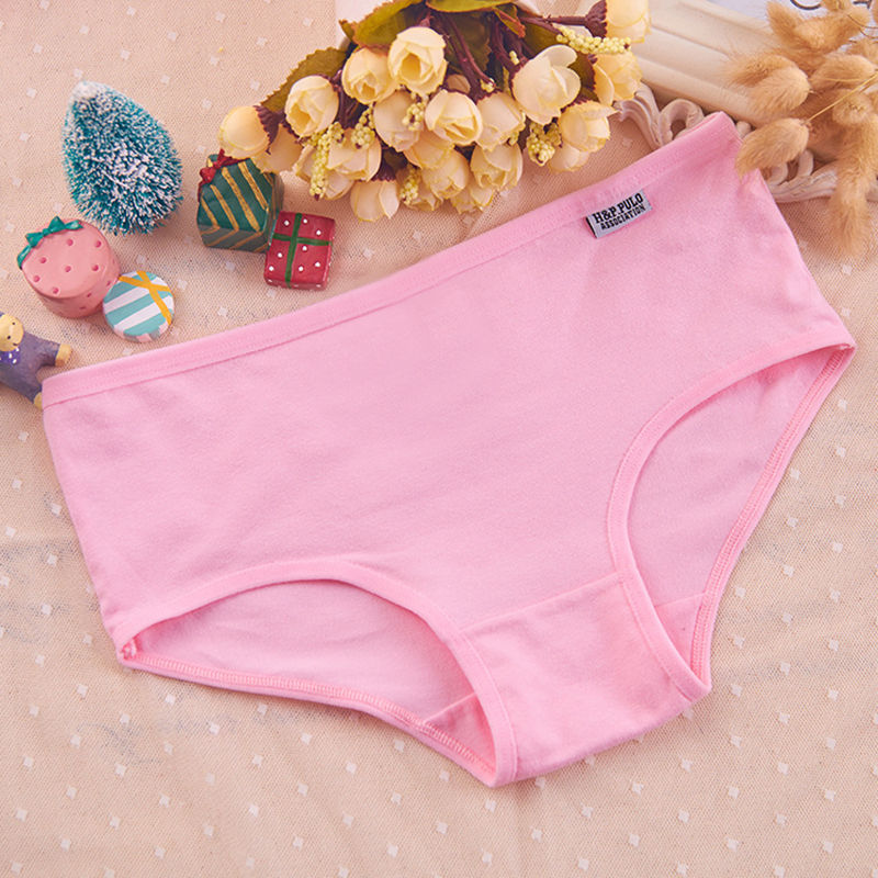 Thumbnail: Women’s 7PCS Cotton Panties Plus Size Mid-Rise Briefs Solid Underwear