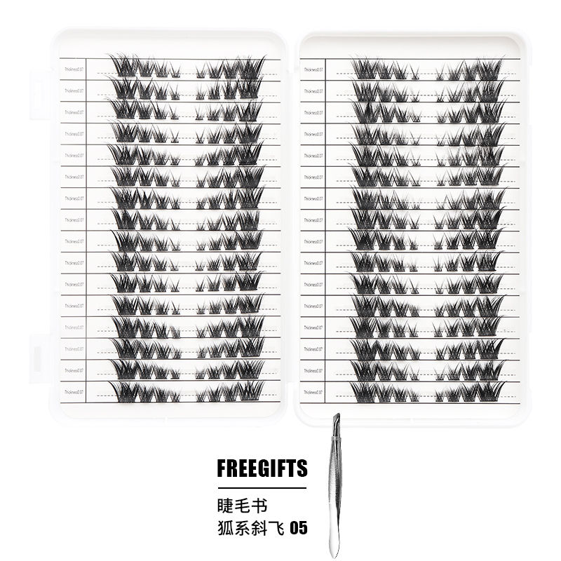 Thumbnail: Individual Mink Hair Eyelash Clusters