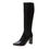 Thumbnail: Womens Knee High Leather Boots with Square Heel and Classic Pointed Toe Design