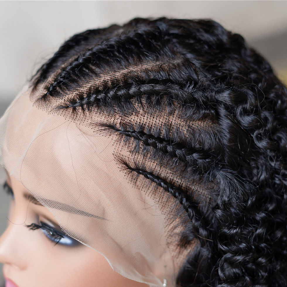 Thumbnail: Afro Kinky Curly 13x4 Lace Front Wig Human Hair – 16 Inch