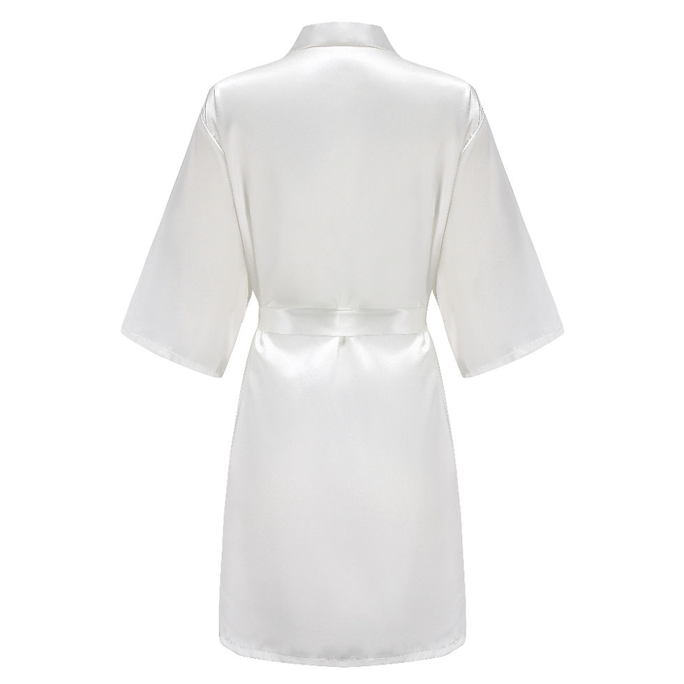 Thumbnail: Womens Satin Robe for Bride and Bridesmaids Dressing Gown Nightwear