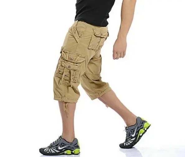 Thumbnail: Men’s Summer Camouflage Cargo Shorts Multi‑Pocket Calf‑Length Casual