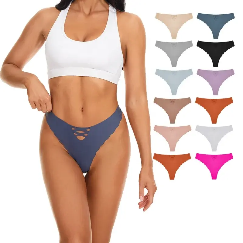 Thumbnail: Invisible T-Back G-String Panty Ladies Knickers Underwear Thongs