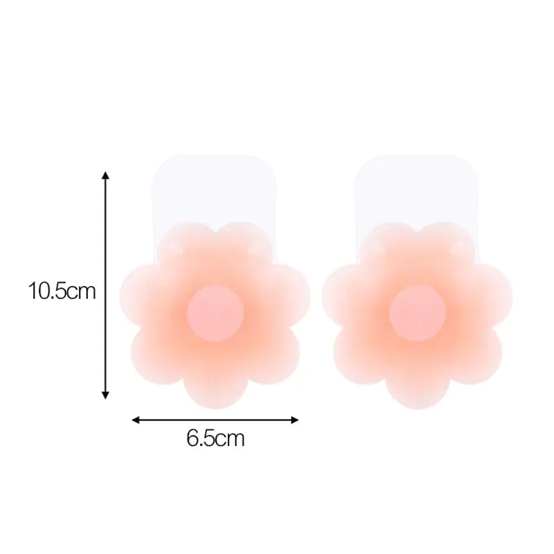Thumbnail: 2PCS Silicone Push Up Invisible Bra Adhesive Nipple Cover Bra Lifter