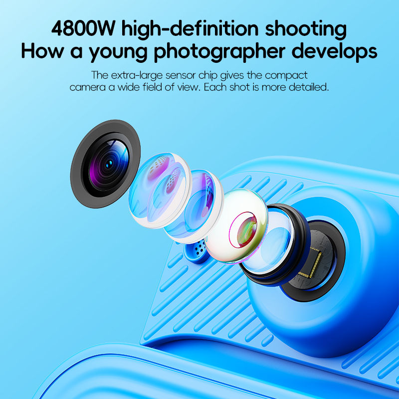 Thumbnail: Instant Print Kids Camera – 48MP HD Digital Toy with Thermal Printing