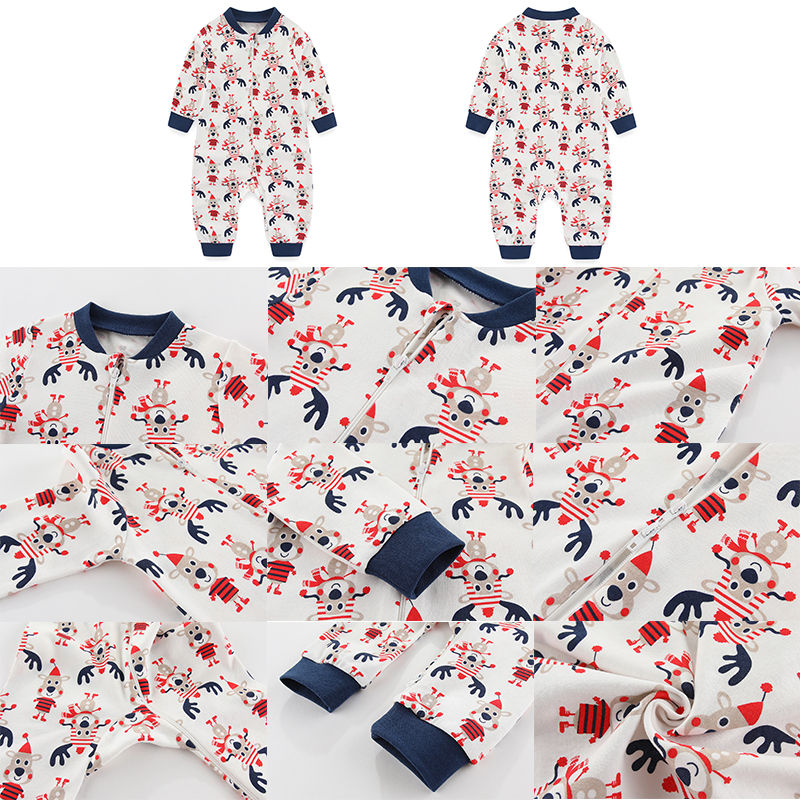 Thumbnail: 2-Way Zipper Romper – Cotton One-Piece Baby Jumpsuit
