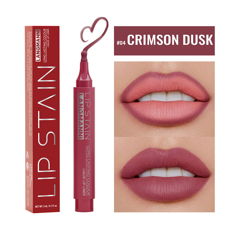 Thumbnail: Dark Brown Lip Liner Pen – Waterproof, Matte Velvet Finish, Long-Lasting