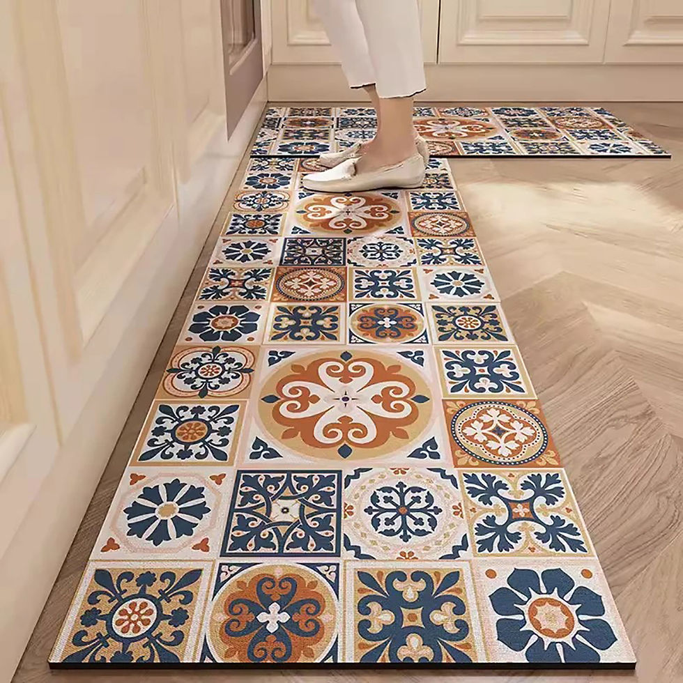 Thumbnail: Absorbent Non-Slip Kitchen Rug Long Hallway Area Mat