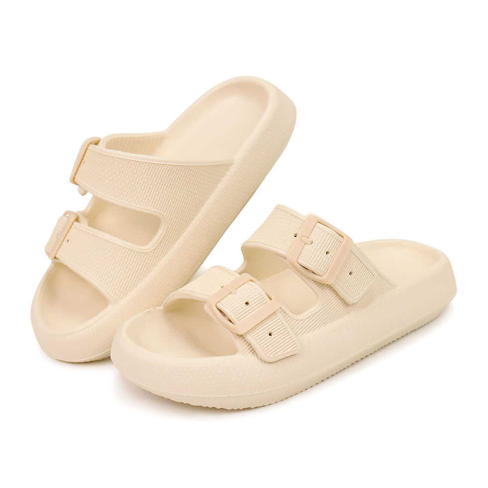 Thumbnail: Asgard Cloud Platform Sandals – Women’s Soft Beach Slippers with Buckle Straps