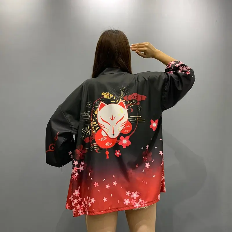 Miniatura: 2027 Harajuku Kawaii Shirt Japanese Streetwear