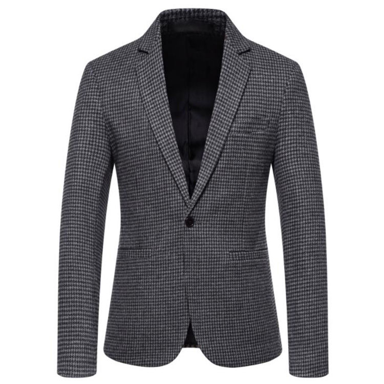 Thumbnail: Men’s Casual Dress Blazer Jacket Stylish Autumn Outerwear