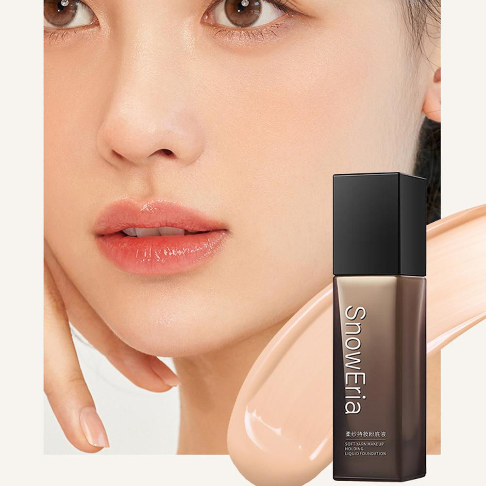SnowEria Liquid Foundation with Soft Matte Finish for Flawless Waterproof Wear