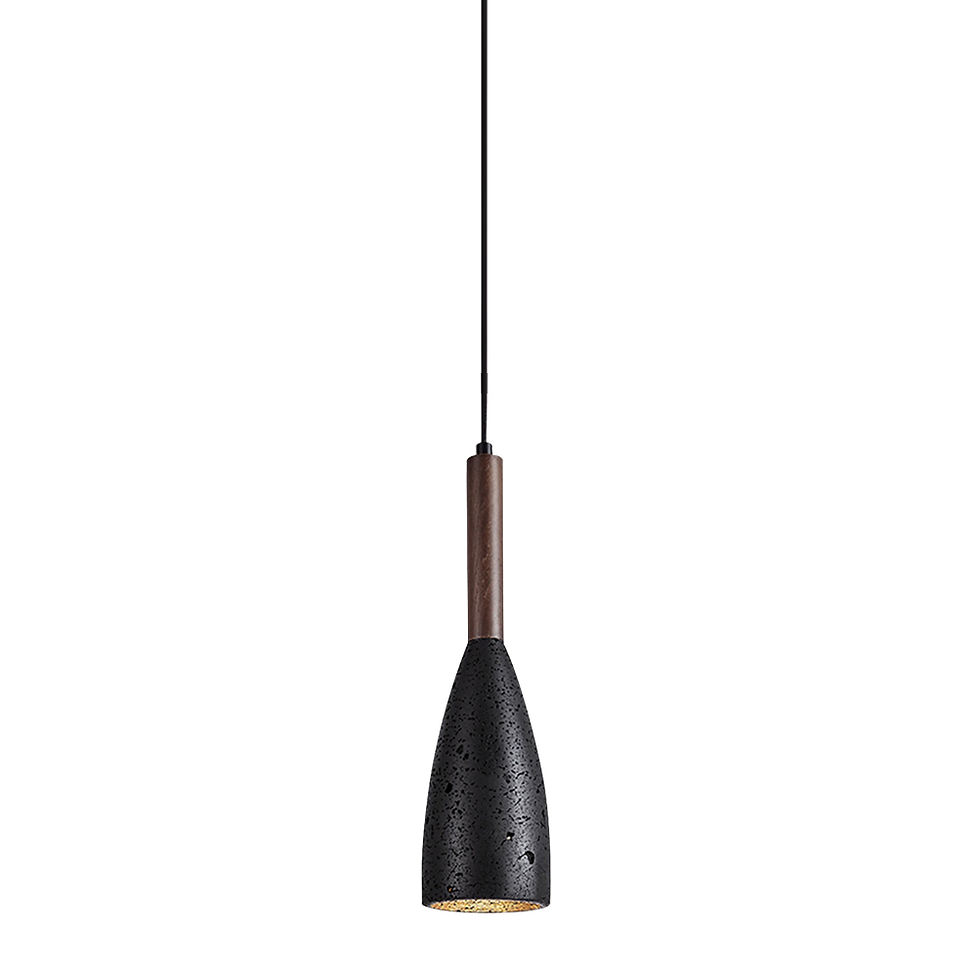 Thumbnail: Japanese Minimalist Industrial Bedside Droplight Pendant Lamp Cement
